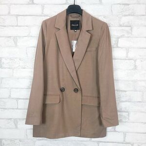 Madewell Plus Drapeweave Caldwell Double-Breasted Blazer NH457
